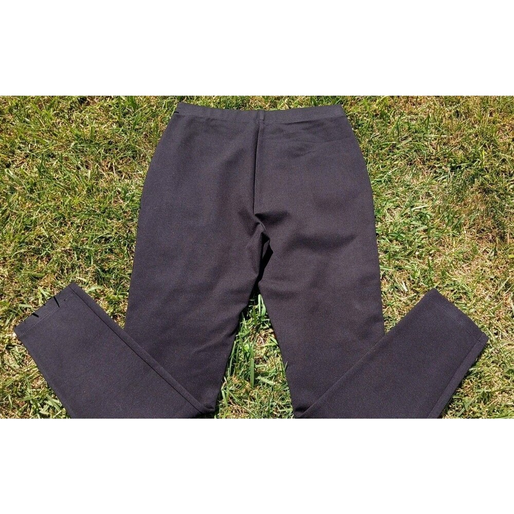 Preston & York Pull On Ponte Pants Classic Stretch Slim Career Office Black S - Picture 6 of 7
